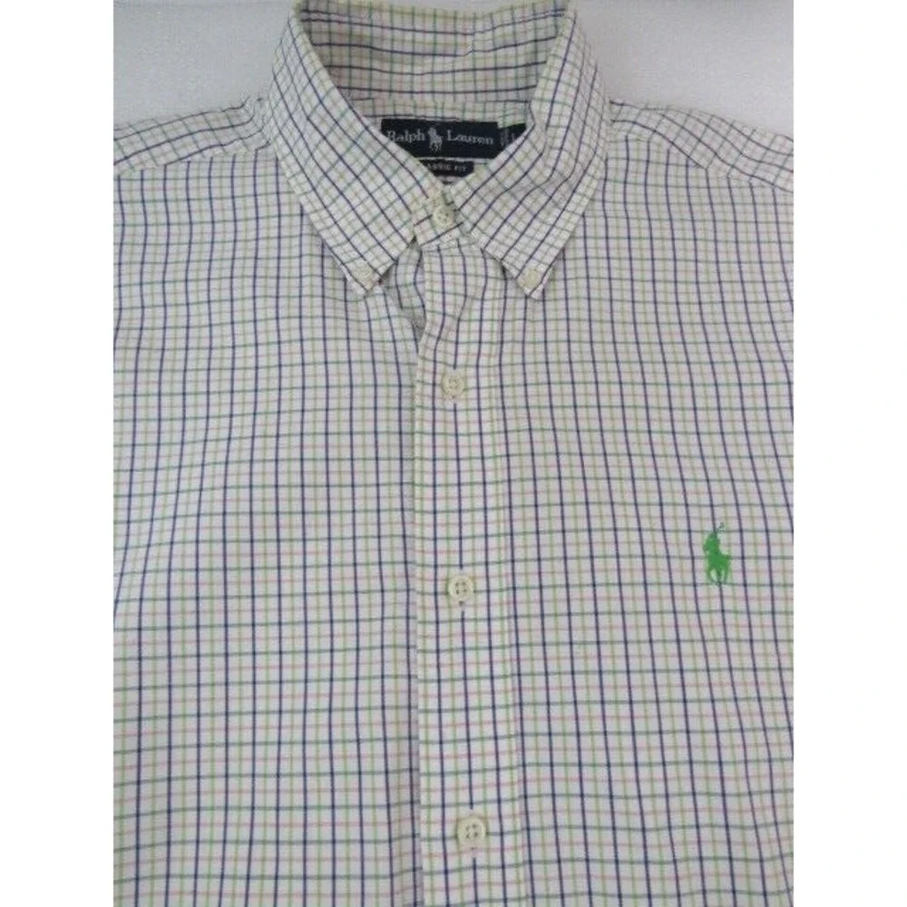 Ralph Lauren Polo Classic Oversized 100% Cotton‎ Multi-Color Short sleeve Sz XL
